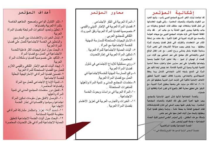 الخدمة الاجتماعية وقضايا المراة عنوان مؤتمر كلية الخدمة الاجتماعية السابع والعشرون بالفيوم جريدة البيان
